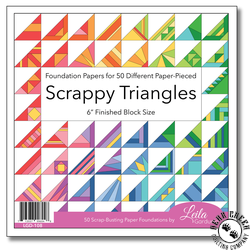 Scrappy Triangles Printed Foundation Papers