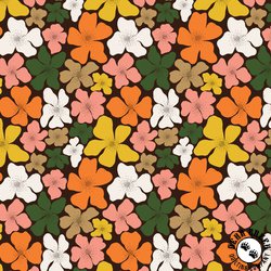 Cloud9 Fabrics Honey Garden Cosmos Multi Cloud9 Fabrics Honey Garden Cosmos Multi