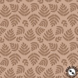 Clothworks Forest Ferns Fronds Light Rust Clothworks Forest Ferns Fronds Light Rust