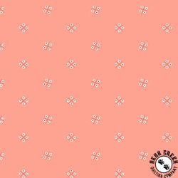 Andover Fabrics Plain and Simple Flower Box Peach Andover Fabrics Plain and Simple Flower Box Peach