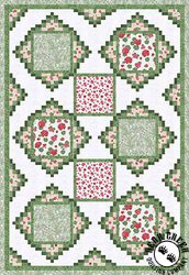 Betty's Geraniums Bargello Free Quilt Pattern