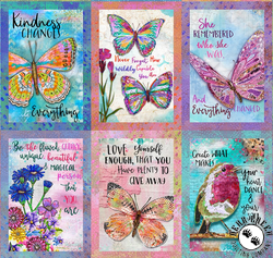 Windham Fabrics Shine On Spread Kindness Blocks Multi