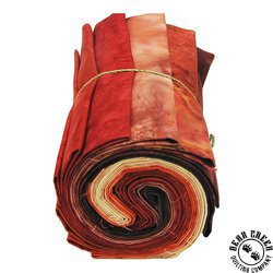 Watercolor Bali Batik Fat Quarter Bundle by Hoffman Fabrics - RED