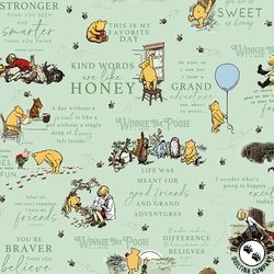 Riley Blake Designs Winnie The Pooh Main Green Riley Blake Designs Winnie The Pooh Main Green