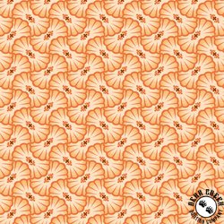 P&B Textiles Koi Pond Lily Pad Geo Orange P&B Textiles Koi Pond Lily Pad Geo Orange
