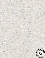 Maywood Studio Patchwork Blue Floral Cream