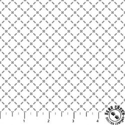 Northcott Night Owl Flannel Quilty White