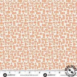 Andover Fabrics Conway Cottage Cobblestone Peach