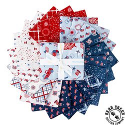 Stars and Stripes Forever Fat Quarter Bundle by Riley Blake Designs Stars and Stripes Forever Fat Quarter Bundle by Riley Blake Designs