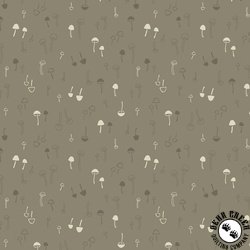 Windham Fabrics Forest Tales Happy Caps Bark Windham Fabrics Forest Tales Happy Caps Bark