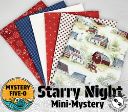 Mystery Five-0 M50 Mini Mystery Fat Quarter Bundle - FARMHOUSE AMERICANA
