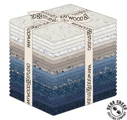 Patchwork Blue Fat Quarter Bundle by Maywood Studio