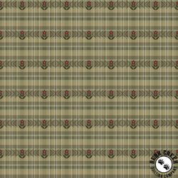 Henry Glass Simply Charming Flower Plaid Green Henry Glass Simply Charming Flower Plaid Green