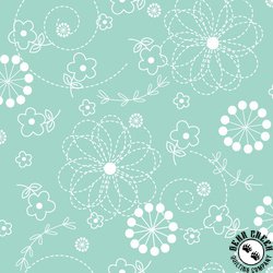 Maywood Studio Kimberbell Basics Doodles Teal