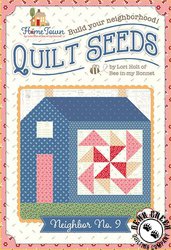 Quilt Seeds Home Town Neighbor Quilt Block Pattern - BLOCK 9