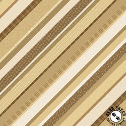 Windham Fabrics Creme de la Creme Strip Starter Au Lait