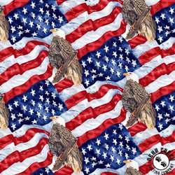 Henry Glass Wings of Freedom Flag and Eagle Multi Henry Glass Wings of Freedom Flag and Eagle Multi