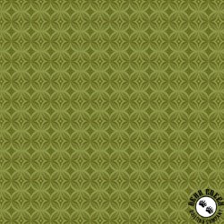 P&B Textiles Whimsy II Kaleidoscope Geo Dark Green