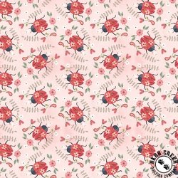 Blank Quilting Nature's Symphony Lady Bugs Light Pink Blank Quilting Nature's Symphony Lady Bugs Light Pink