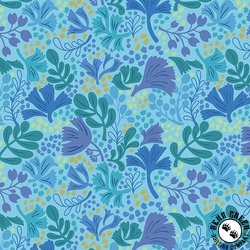 Andover Fabrics Anacapa Isle Fronds Cerulean