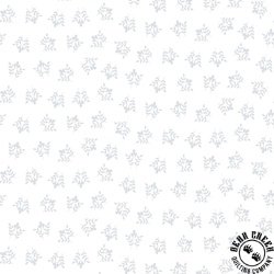 Henry Glass Quilters Flour IV Medium Double Vine White on White
