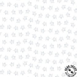 Henry Glass Quilters Flour IV Medium Double Vine White on White Henry Glass Quilters Flour IV Medium Double Vine White on White