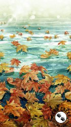 Northcott Autumn Breeze Ombre Teal/Multi