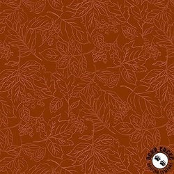 Maywood Studio Rustle Line Leaves Orange Maywood Studio Rustle Line Leaves Orange