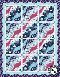 Fanciful Sea Life Ocean Currents Free Quilt Pattern Fanciful Sea Life Ocean Currents Free Quilt Pattern