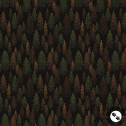Riley Blake Designs Pine Grove Trees Black Riley Blake Designs Pine Grove Trees Black