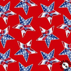 Henry Glass Wings of Freedom Tossed Star Red Henry Glass Wings of Freedom Tossed Star Red