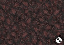 Maywood Studio Operetta Flowering Vines Black/Pink