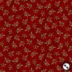 Henry Glass Hollyville Manor Mistletoe Toss Red Henry Glass Hollyville Manor Mistletoe Toss Red