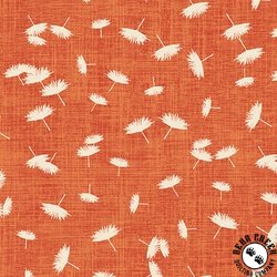 Benartex Wishflower Windy Day Orange Benartex Wishflower Windy Day Orange