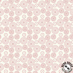 Riley Blake Designs I Love Us Circle Dots Cream