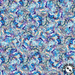 QT Fabrics Fantasia Abstract Flow Multi