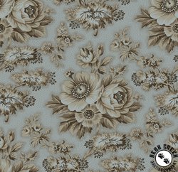 Maywood Studio Dark and Stormy Large Floral Blue