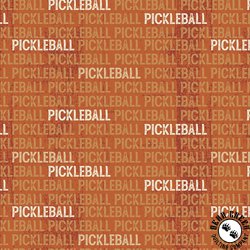 P&B Textiles Pickleball Champ Pickleball Tonal Text Orange