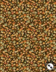 Wilmington Prints Glorious Fall Leaves Brown Wilmington Prints Glorious Fall Leaves Brown