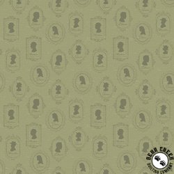 Riley Blake Designs Anne of Green Gables (2025) Silhouettes Green Riley Blake Designs Anne of Green Gables (2025) Silhouettes Green