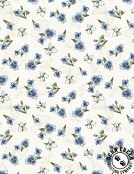 Wilmington Prints Among The Irises Small Florals Cream