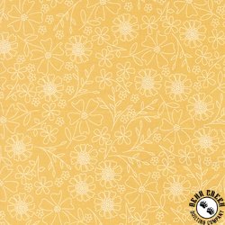 Moda In The Garden Sketch Goldenrod