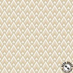 Cloud9 Fabrics Bohemian Spirit  Zig Zag Tan