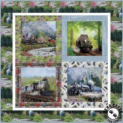 Steam in the Spring II Free Quilt Pattern Steam in the Spring II Free Quilt Pattern