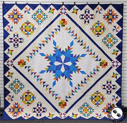 Snowflake Feathered Star Sampler Quilt Kit