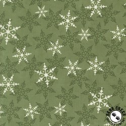 Moda Winter Friends Falling Snow Pine