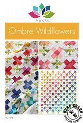 Ombre Wildflowers Quilt Pattern
