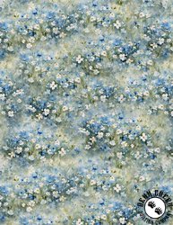 Wilmington Prints Blue Harmony Floral Field Multi Wilmington Prints Blue Harmony Floral Field Multi