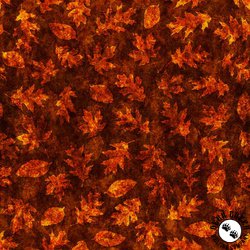 QT Fabrics Autumn Spice Leaf Blender Rust