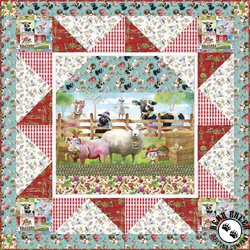 Welcome to the Funny Farm II Free Quilt Pattern